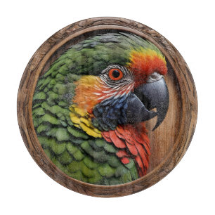 Tabla De Cortar Espíritu Australiano: Un Lorikeet Encaramado En Ma