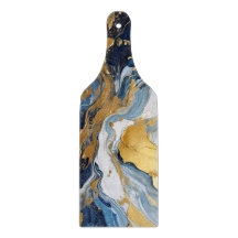 Esplandor audaz de oro y azul