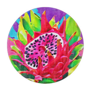 Tabla De Cortar Esplendor de Fruta Dragón Neon