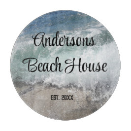 Tabla De Cortar Espuma marina Olas oceánicas nombre de la familia 