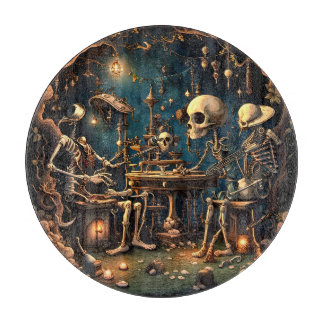 Tabla De Cortar Esqueletos surrealistas III