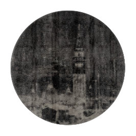 Tabla De Cortar Esquina de Venecia en problemas de color y taúpe I