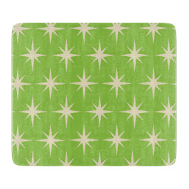 Tabla De Cortar Estallidos atómicos de mediados de siglo en verde