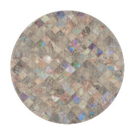 Tabla De Cortar Estampado de sirena beige