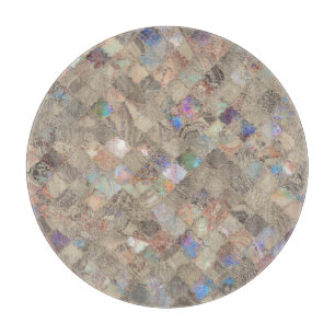 Tabla De Cortar Estampado de sirena beige