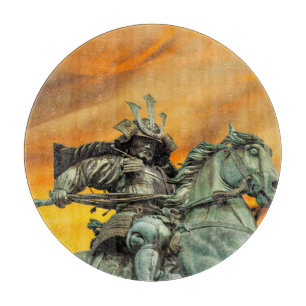 Tabla De Cortar Estatua de Kusunoki Masashige, Japón