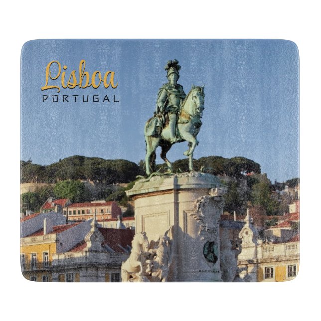 Tabla De Cortar Estatua ecuestre del Rey José I, Lisboa (Anverso)