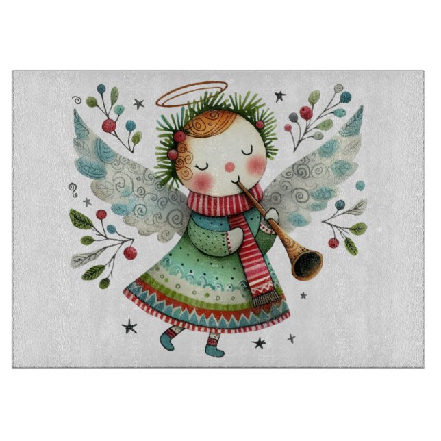 Tabla De Cortar Estilo Cute Angel Folk (Anverso)