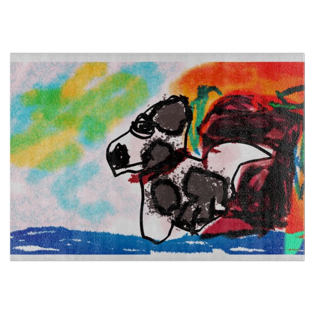 Tabla De Cortar Estilo de amante dálmata (Anverso)