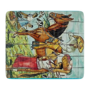 Tabla De Cortar Estilo de mosaico mexicano