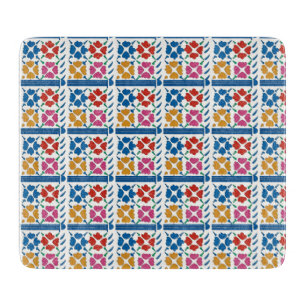 Tabla De Cortar Estilo de mosaico mexicano