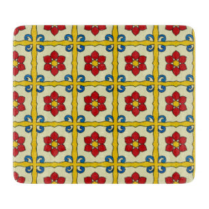 Tabla De Cortar Estilo de mosaico mexicano