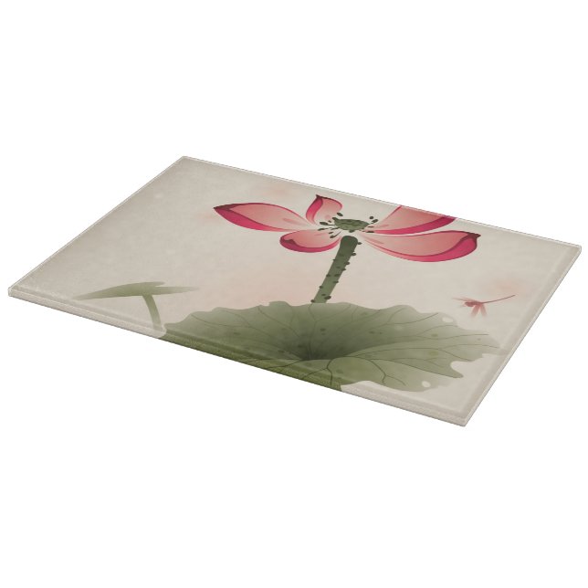 Tabla De Cortar Estilo oriental Lotus (Borde)