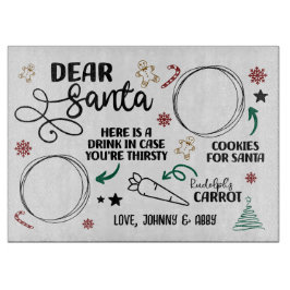 Tabla De Cortar Estimado Papá Noel