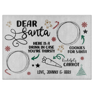 Tabla De Cortar Estimado Papá Noel