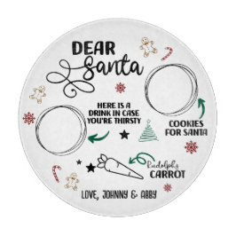 Tabla De Cortar Estimado Papá Noel