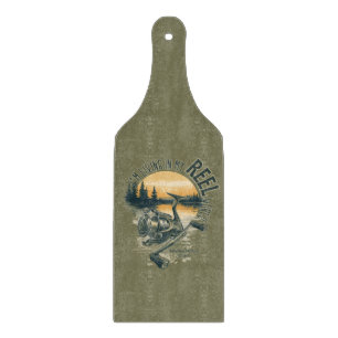 Tabla De Cortar Estoy viviendo en mi Regalo divertido para pesca