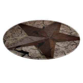 Tabla De Cortar Estrella de Texas, primitiva del país occidental r