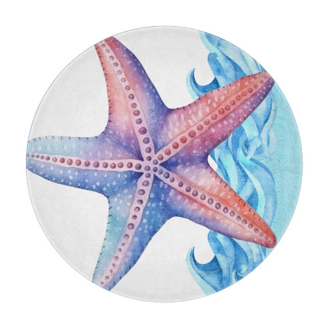 Tabla De Cortar Estrella del mar en (Anverso)
