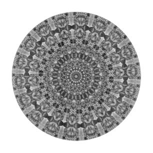 Tabla De Cortar Estrella gris caleidoscopio