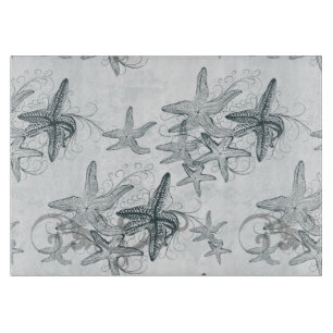 Tabla De Cortar Estrellas de mar en el modelo del mar