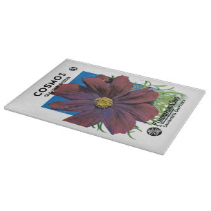 Tabla De Cortar Etiqueta de paquete Cosmos Seed