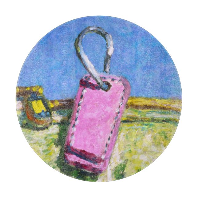 Tabla De Cortar Etiqueta Rosa (Anverso)