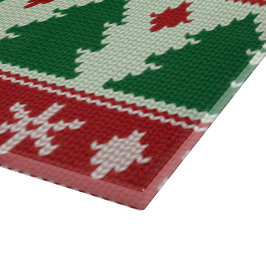 Tabla De Cortar Evergreens & Snowflakes Knit