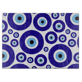 Tabla De Cortar Evil Eye Pattern, Greek Eye, Turkish Eye, Nazar