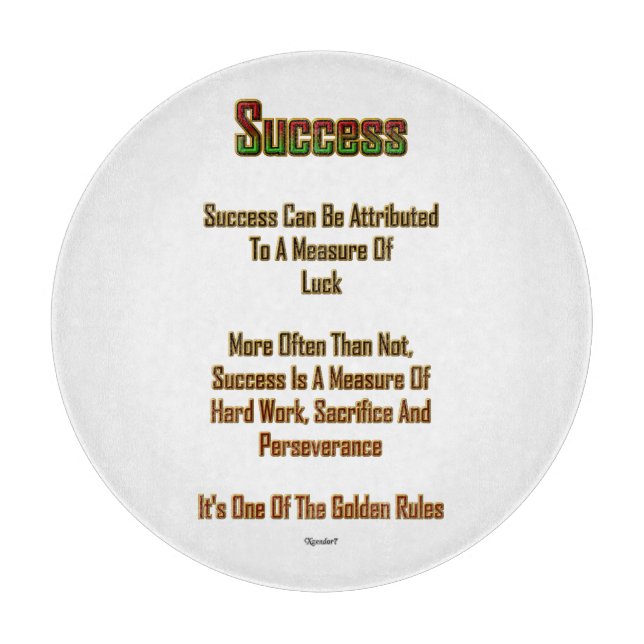 Tabla De Cortar Éxito (Anverso)