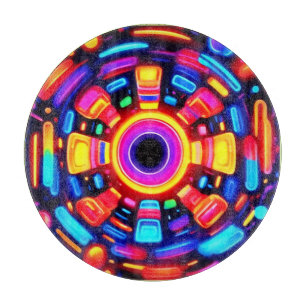 Tabla De Cortar Explosión de energía psicodélica