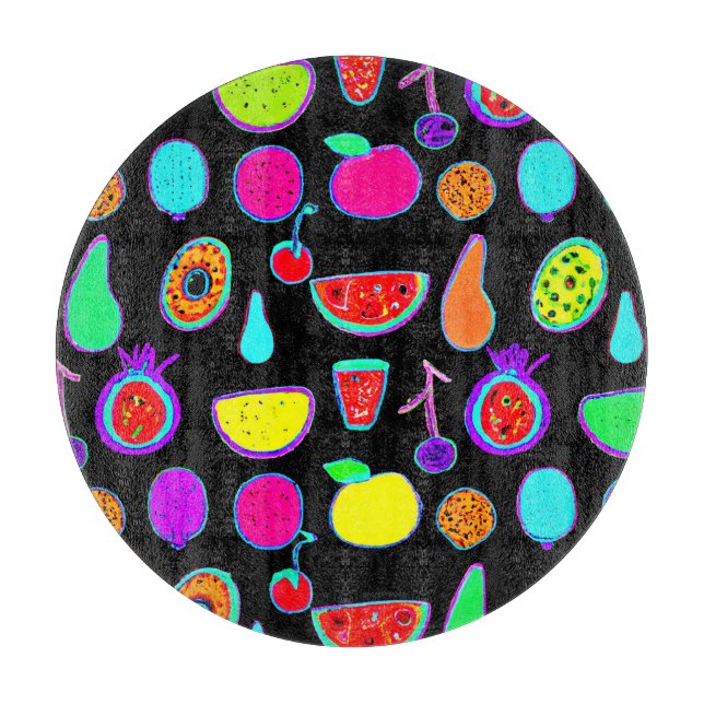 Tabla De Cortar Explosión de resplandor tropical (Anverso)