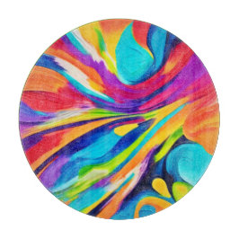 Tabla De Cortar Explosión energética vibrante