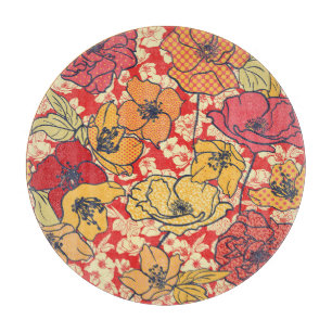 Tabla De Cortar Explosión Floral: Tendencia de la Vintage sin Mare