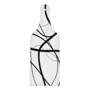 Tabla De Cortar Expresión en blanco y negro