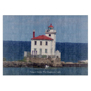 Tabla De Cortar Fairport Harbour West Breakwater Light
