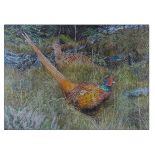 Tabla De Cortar faisán en arte del arbolado
