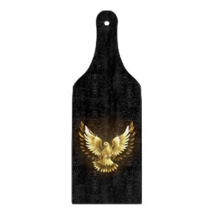 Tabla De Cortar Falsa paloma de paz del Relieve metalizado dorado