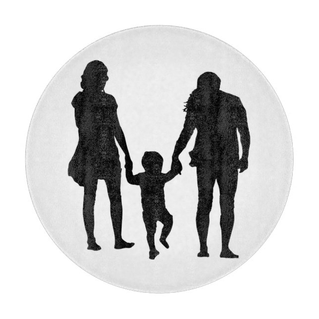 TABLA DE CORTAR FAMILIA FELIZ (Anverso)