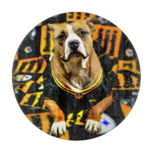 Tabla De Cortar Fanático de Pitbull Rescue Dog