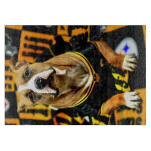 Tabla De Cortar Fanático de Pitbull Rescue Dog