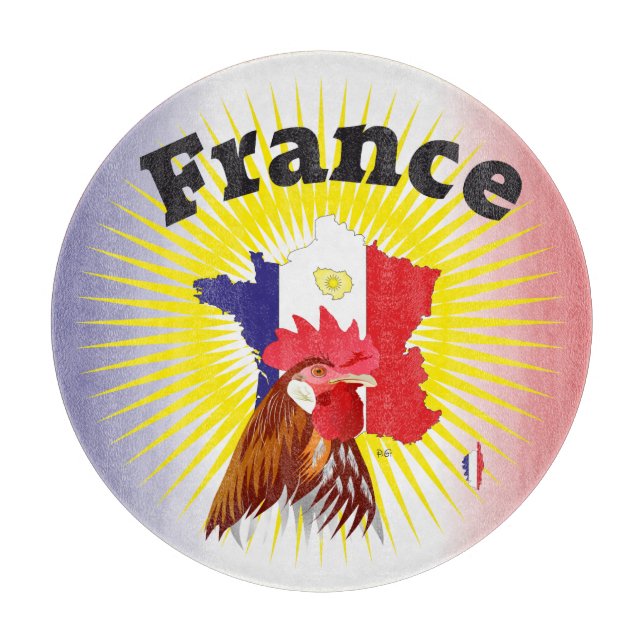 Tabla De Cortar Fankreich - France Glasbrett (Anverso)