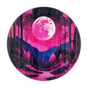Tabla De Cortar Fantasía de Luna Rosa