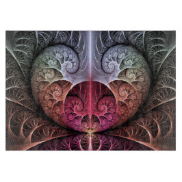 Tabla De Cortar Fantasía irreal abstracta arte fractal