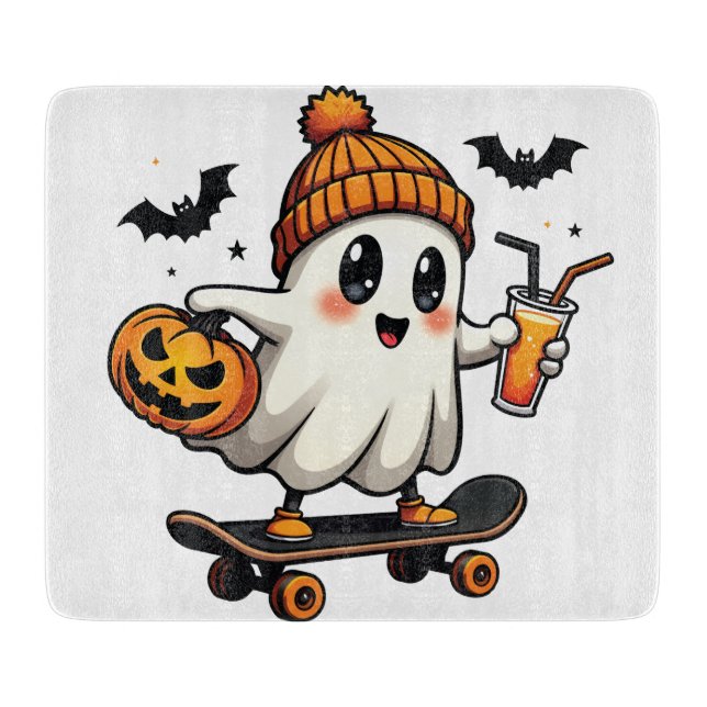Tabla De Cortar Fantasma Halloween Skopkin Spice Fall (Anverso)