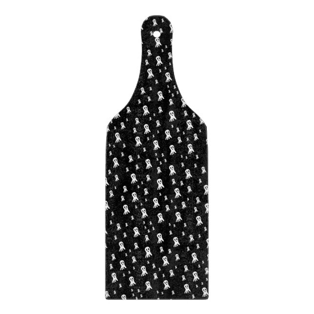 Tabla De Cortar Fantasma oscuro de Halloween  (Anverso)