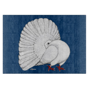 Tabla De Cortar Fantasma Pigeon White