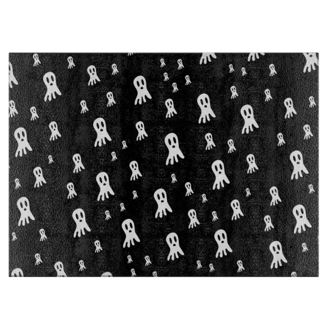 Tabla De Cortar Fantasmas oscuros de Halloween (Anverso)