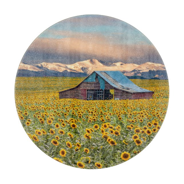 Tabla De Cortar Farms | Sunflower Field (Anverso)