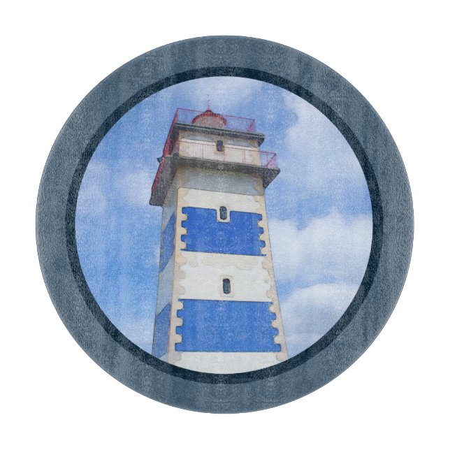 Tabla De Cortar Faro acuático (Anverso)